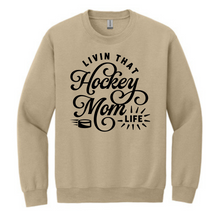 Load image into Gallery viewer, Livin that hockey mom life black