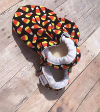 Load image into Gallery viewer, Candy Corn Booties