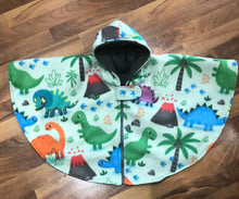 Load image into Gallery viewer, Dinosaur Car Seat Poncho