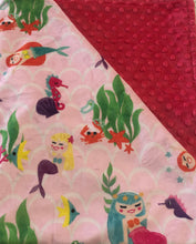 Load image into Gallery viewer, Mermaid Minky Blanket
