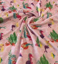 Load image into Gallery viewer, Mermaid Minky Blanket
