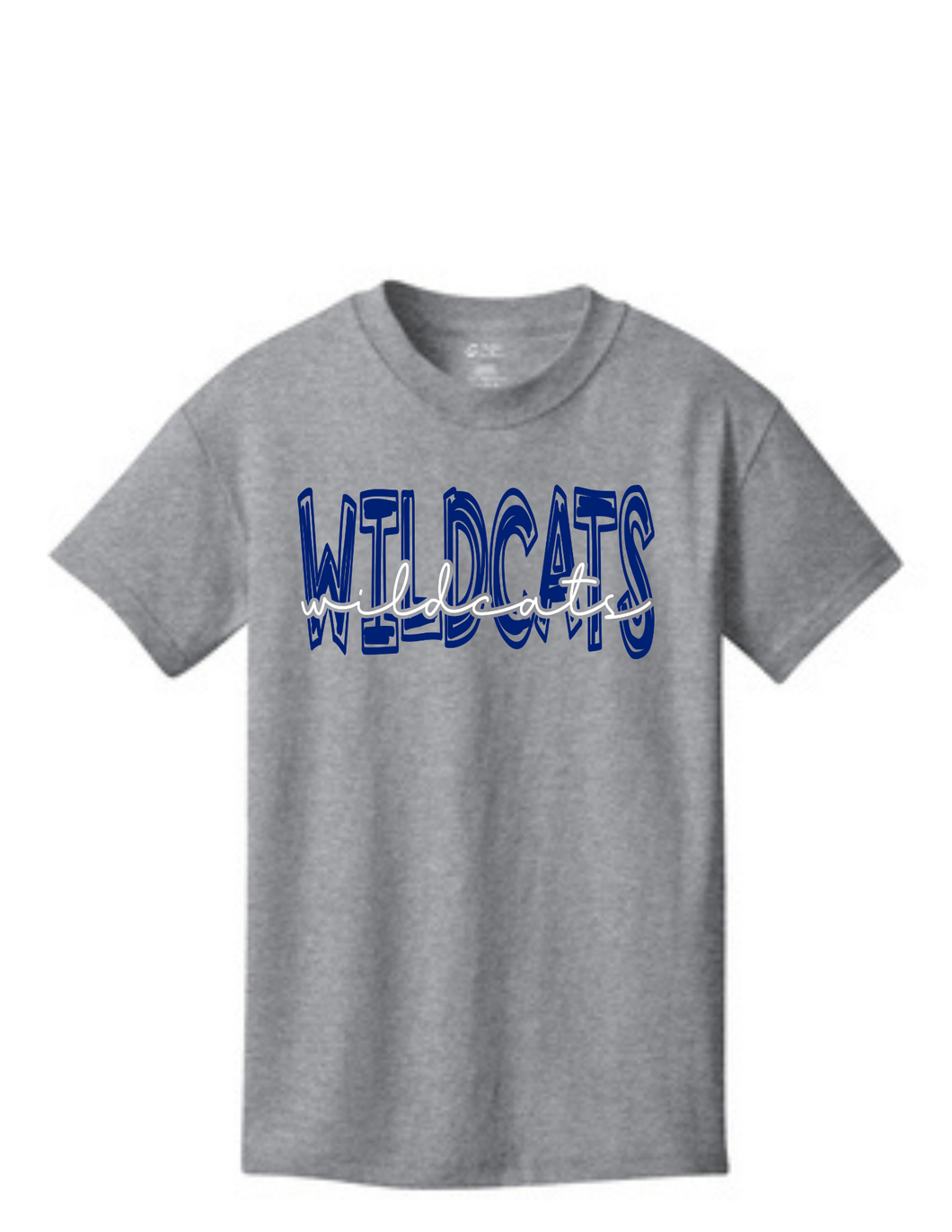 Will-Moore Cotton T-Shirt Blue Wildcat