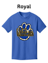 Load image into Gallery viewer, Will-Moore Cotton T-shirt Paw Print
