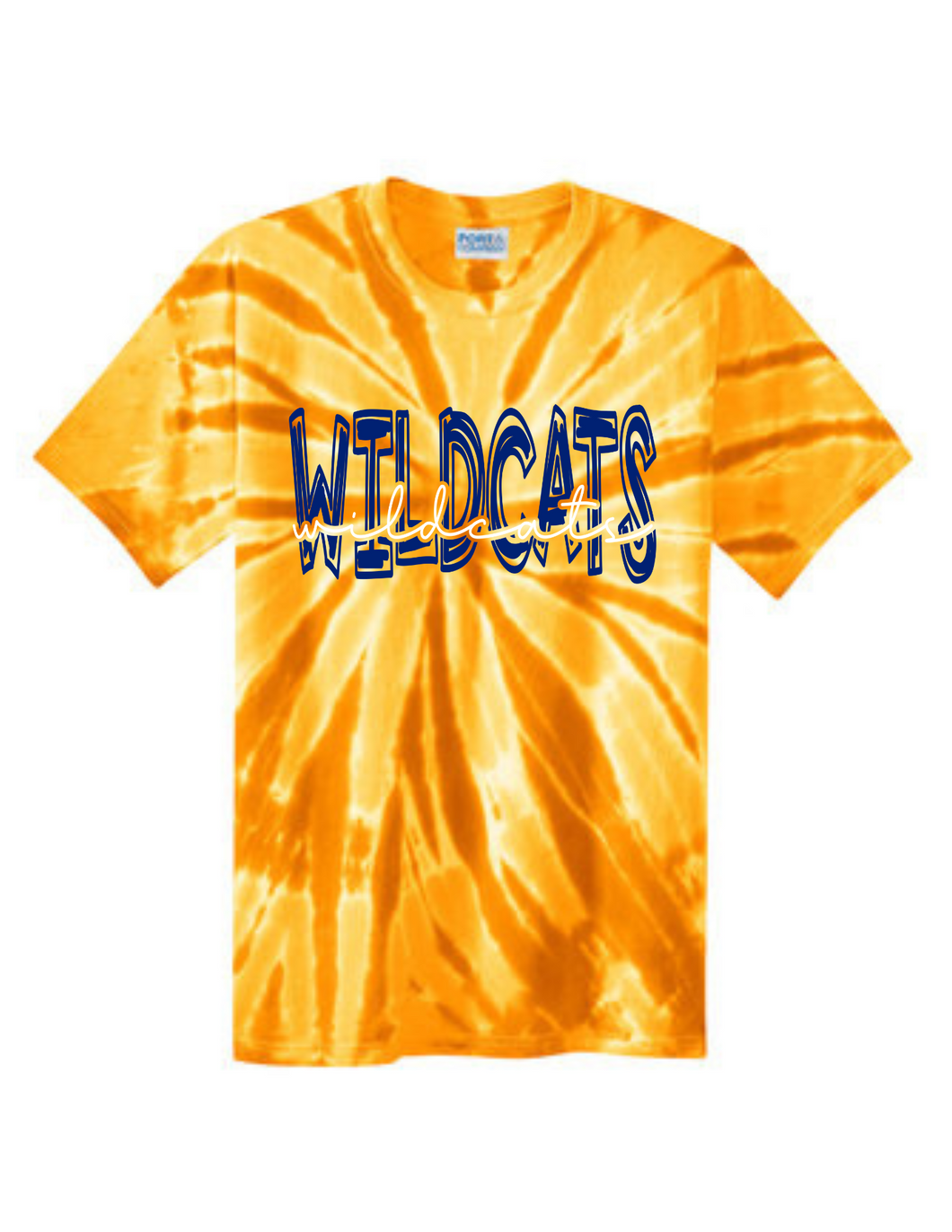 Will-Moore Tye-Dye T-shirt Blue Wildcats