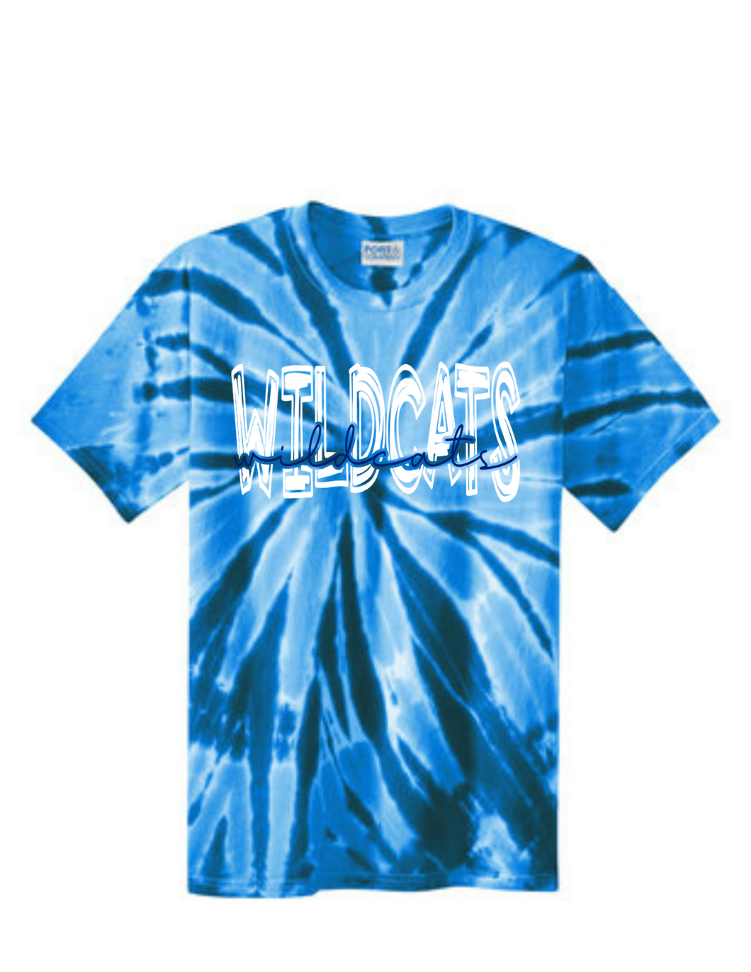 Will-Moore Tye-Dye T-shirt White Wildcats