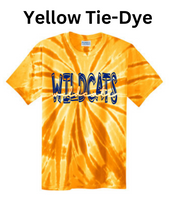 Load image into Gallery viewer, Will-Moore Tye-Dye T-shirt Blue Wildcats
