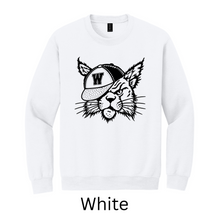 Load image into Gallery viewer, Will-Moore Crewneck Sweatshirt Old School Wildcats Logo
