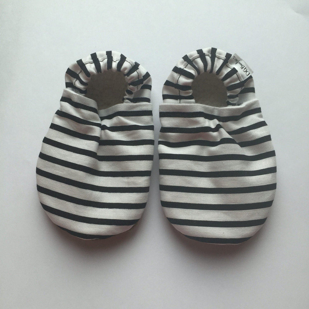 Black and White Booties