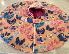 Load image into Gallery viewer, Fleece Butterfly Car Seat Poncho

