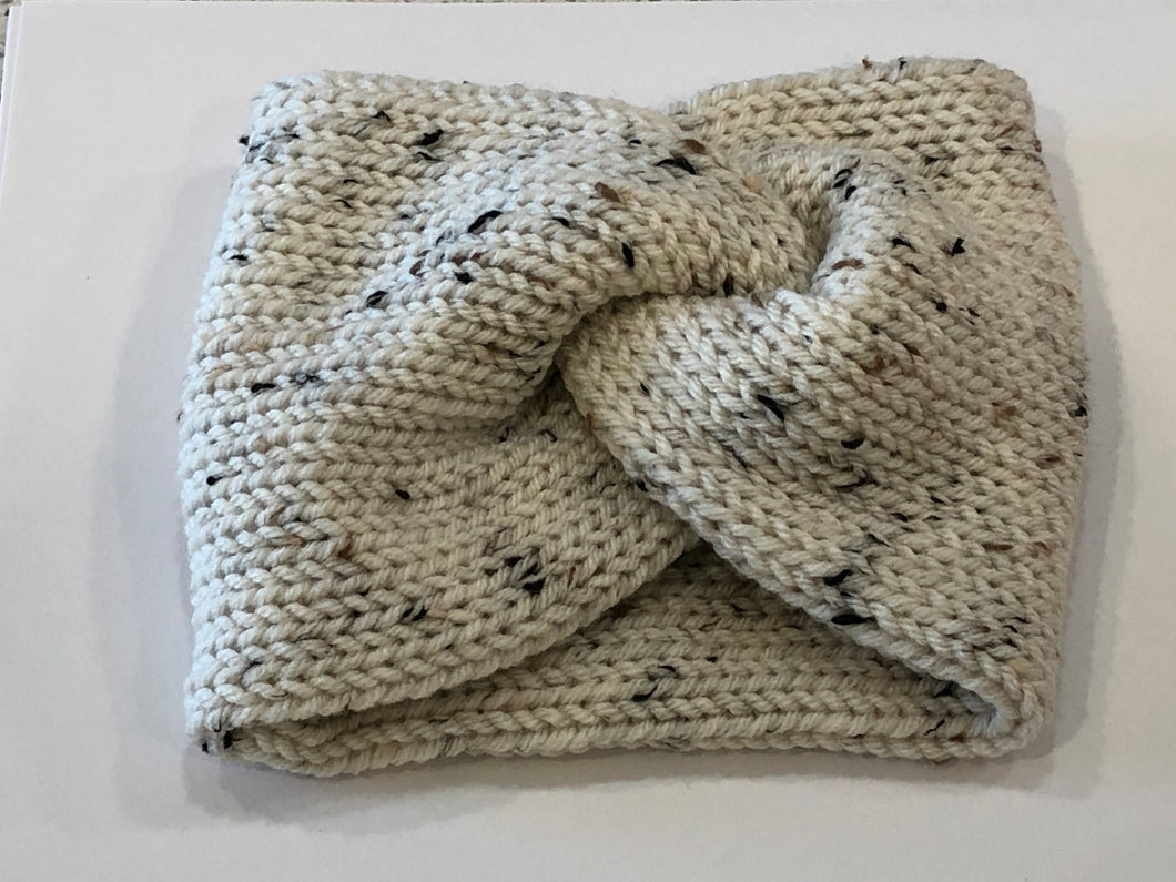 Ivory Tweed Headband