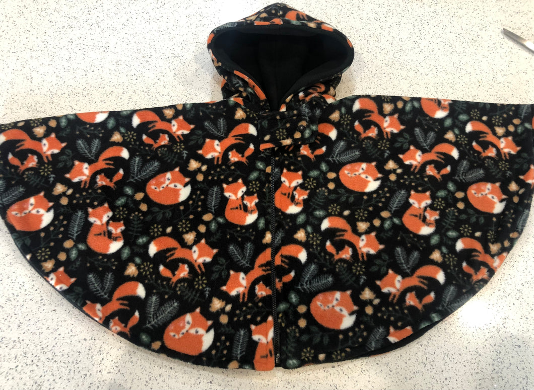 Fox Car Seat Poncho