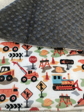 Load image into Gallery viewer, Truck Minky Blanket
