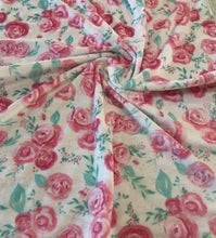 Load image into Gallery viewer, Pink Rose Minky Blanket
