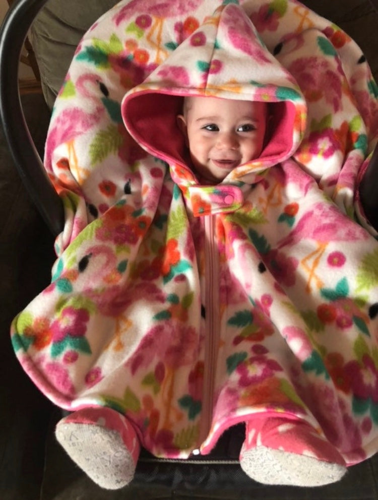 Fleece Car Seat Poncho