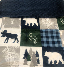 Load image into Gallery viewer, Moose Minky Blanket
